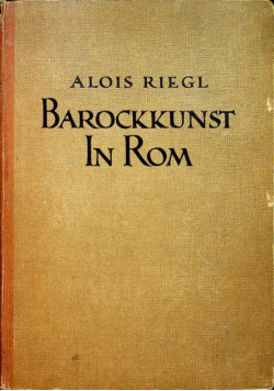 Barockkunst in Rom 1923r.