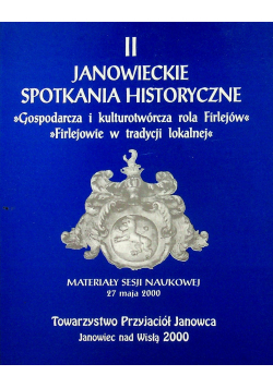 II Janowieckie spotkania historyczne