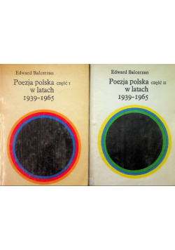 Poezja polska w latach 1939 1945 część I i II