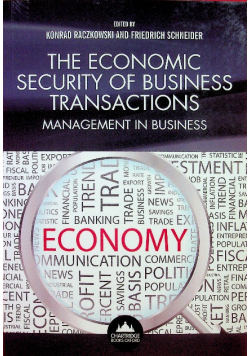 The economic security of business transactions Autograf redaktora