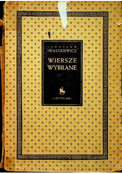 Iwaszkiewicz Wiersze wybrane 1946 r.