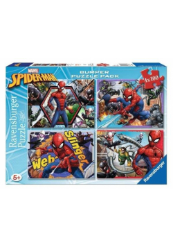 Puzzle 4x100 Spider Man Bumper Pack