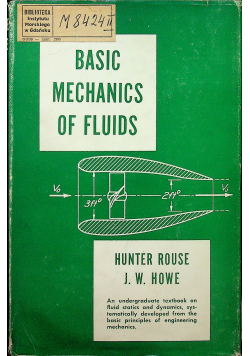 Basic mechanics of fluids
