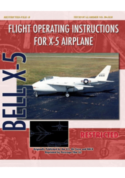 Flight Operating Instructions for X-5 Airplane