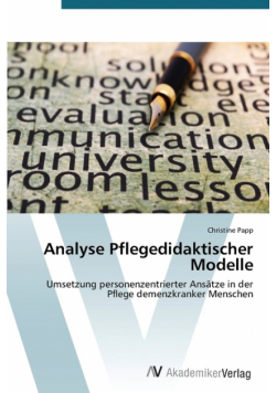 Analyse Pflegedidaktischer Modelle