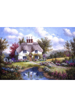Puzzle 1500 Zamek, Dennis Lewan