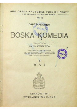 Boska Komedia 1947 r