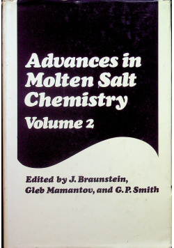 Advances in Molten Salt Chemistry volume 2