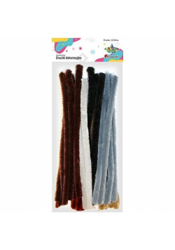 Druciki dekoracyjne 1,5x30cm mix 25szt