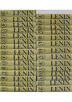 Lenin dzieła wszystkie 29 tomów