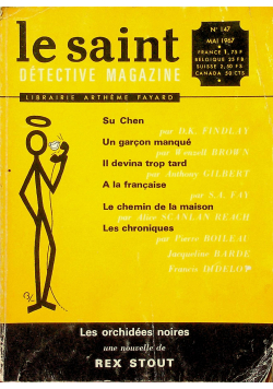 Le saint Detective magazine
