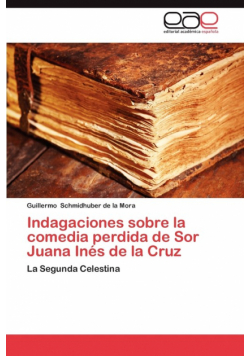 Indagaciones Sobre La Comedia Perdida de Sor Juana Ines de La Cruz