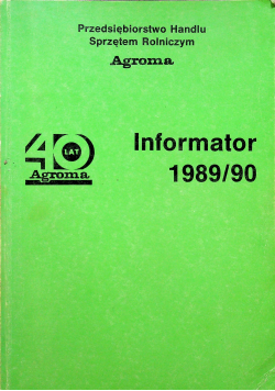 Informator 1989 90