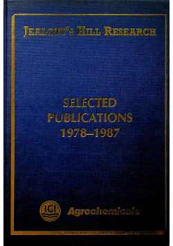 Selected Publications 1978 1987