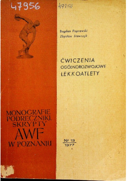 Ćwiczenia ogólnorozwojowe lekkoatlety