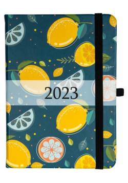 Kalendarz 2023 B6 tyg. Hip hop cytryna ELEFANT