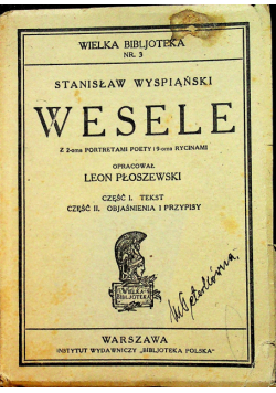 Wesele Część I i II 1930 r.