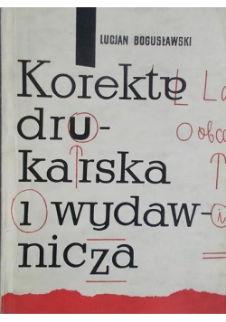 Korekta drukarska i wydawnicza