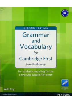 Grammar  Vocabulary for Cambridge First 2ed  key