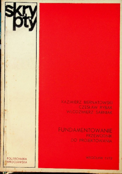 Fundamentowanie przewodnik do projektowania