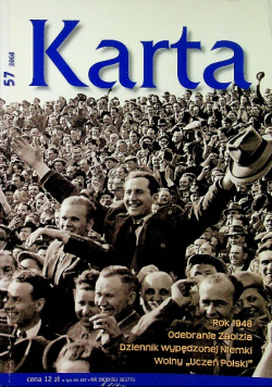 Karta 57 Rok 1948 Odebranie Zaolzia Dziennik