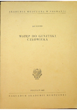 Wstęp do genetyki człowieka