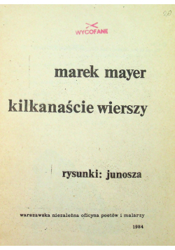 Mayer kilkanaście wierszy