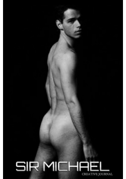 Self portrait nude  sir Michael Huhn Artist creative blank journal