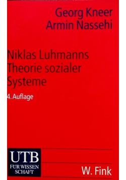 Niklas luhmanns theorie sozialer systeme