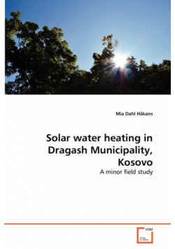 Solar water heating in Dragash Municipality, Kosovo