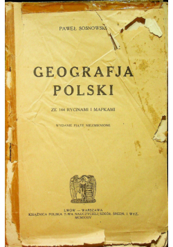 Geografja Polski 1924 r.