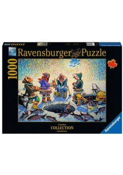 Puzzle 1000 Łowienie pod lodem