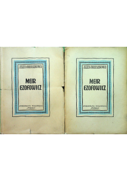 Meir Ezofowicz Tom 1 i 2 1947 r.