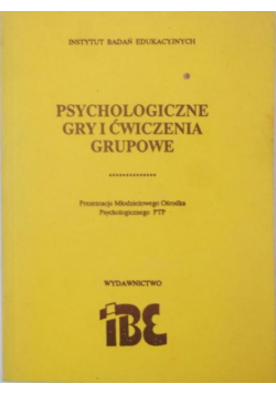 Psychologiczne gry i ćwiczenia grupowe