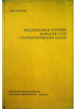 Vollstandige systeme modaler und Intuitionistischer logik