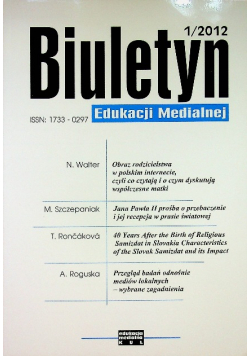 Biuletyn Edukacji Medialnej Numer 1
