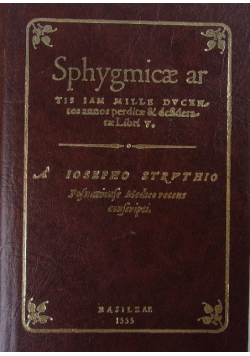 Sphygmicae ar reprint z 1955 r.