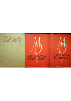 Dąbrowska pisma wybrane tom I do III