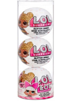 LOL Surprise Glitter 3-pack Doll Style 4