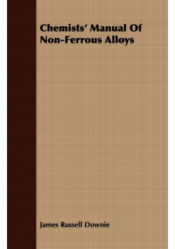 Chemists' Manual Of Non-Ferrous Alloys