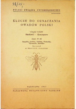 Klucze do oznaczania owadów Polski część XIX