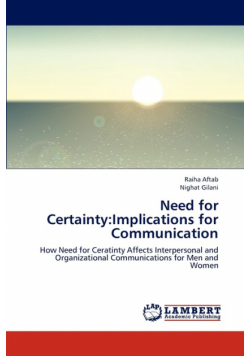 Need for Certainty