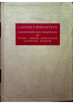 Landolt Bornstein