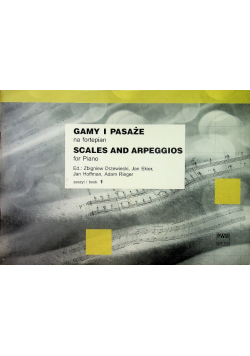 Gamy i pasaże na fortepian 1