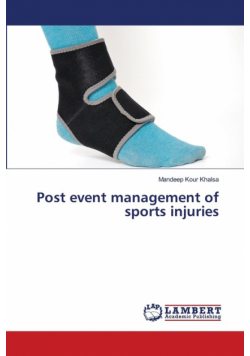 Post event management of sports injuries