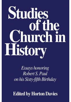 Studies of the Church in History