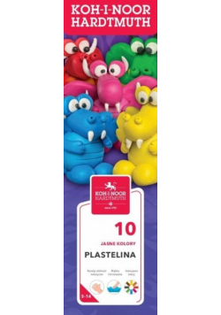 Plastelina 10 kolorów 200g