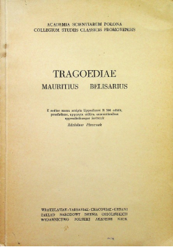 Tragoediae mauritius belisarius