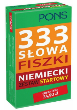 333 Słowa Fiszki. Niemiecki Zestaw startowy PONS