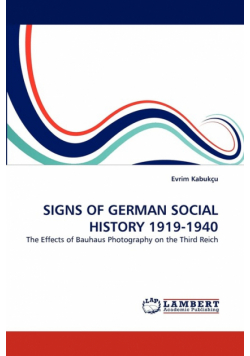 Signs of German Social History 1919-1940